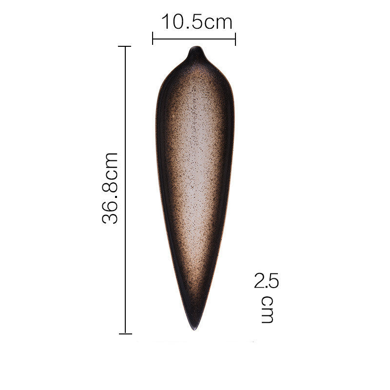 Ceramic Irregular Shaped Plate For Household Use