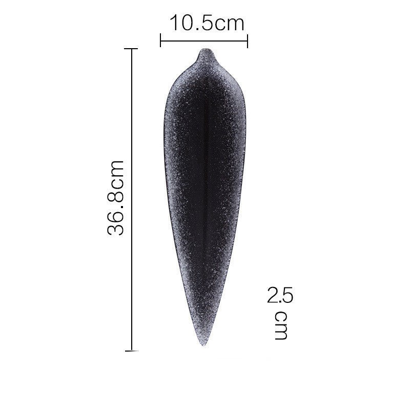Ceramic Irregular Shaped Plate For Household Use