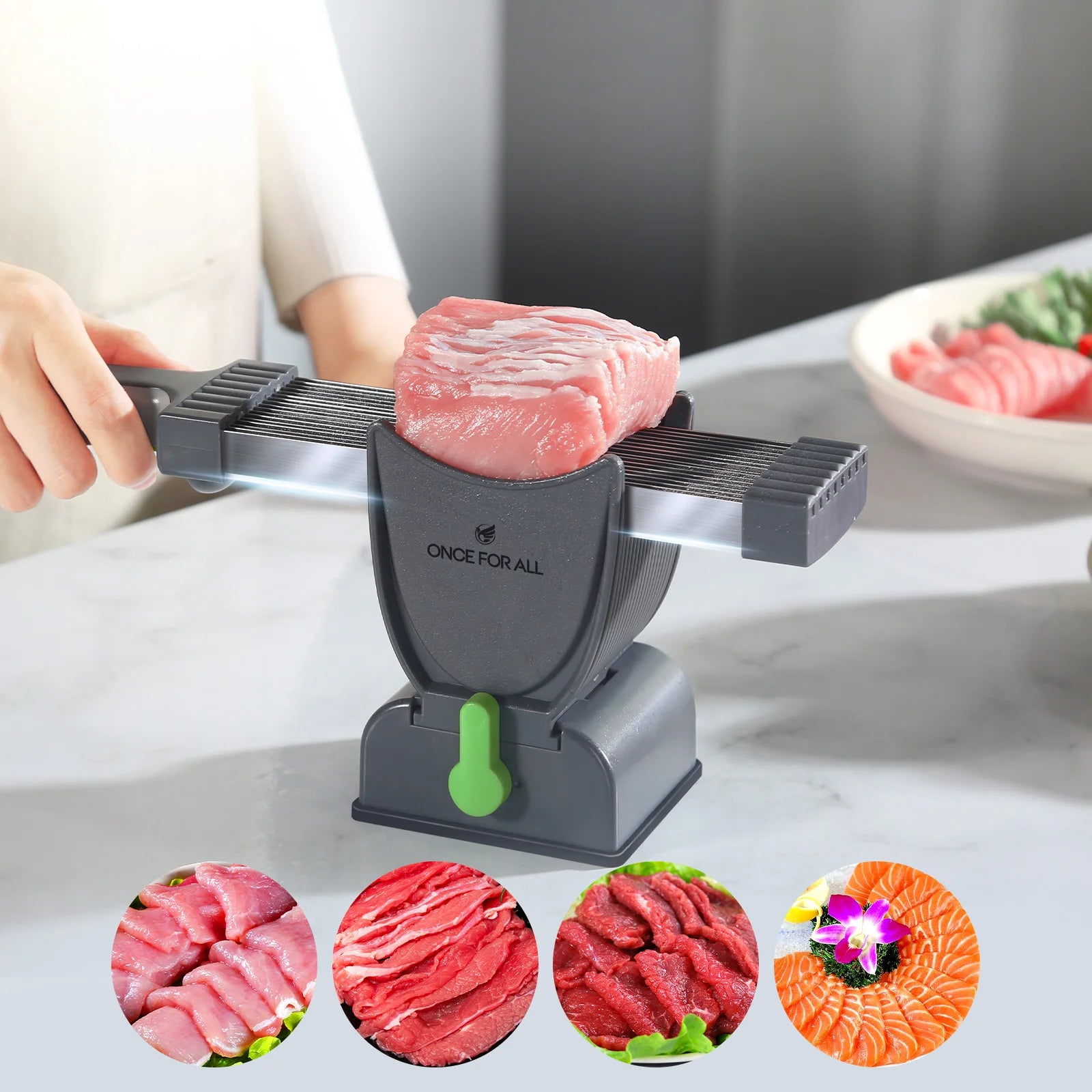 SliceMaster Pro – Manual Meat Cutter