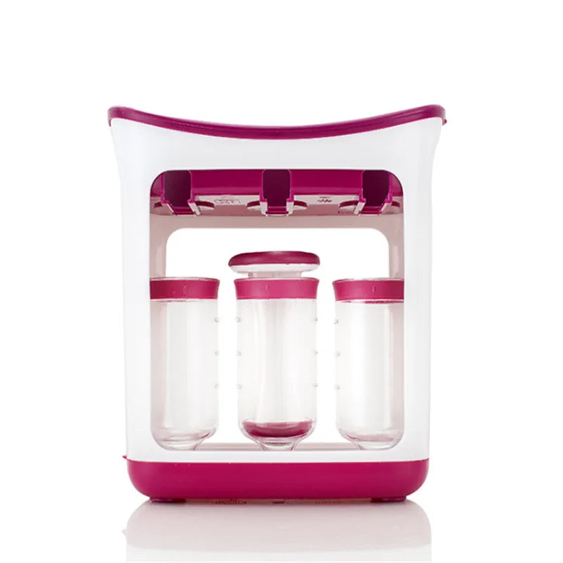 SqueezeMate –  Baby Food Pouch Station