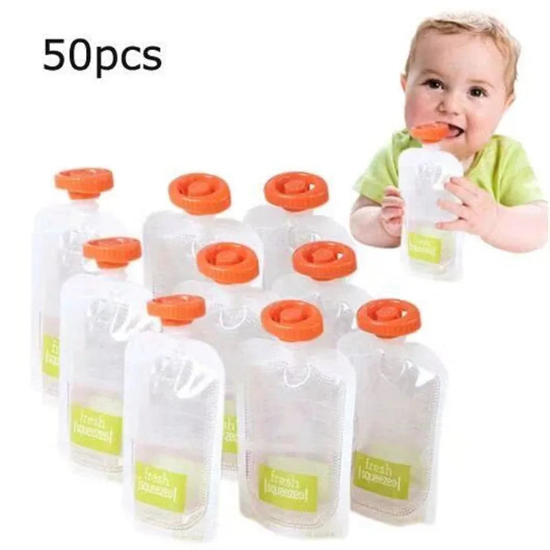 SqueezeMate –  Baby Food Pouch Station