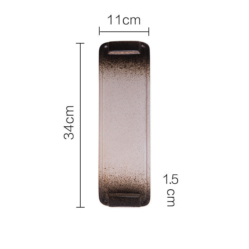 Ceramic Irregular Shaped Plate For Household Use