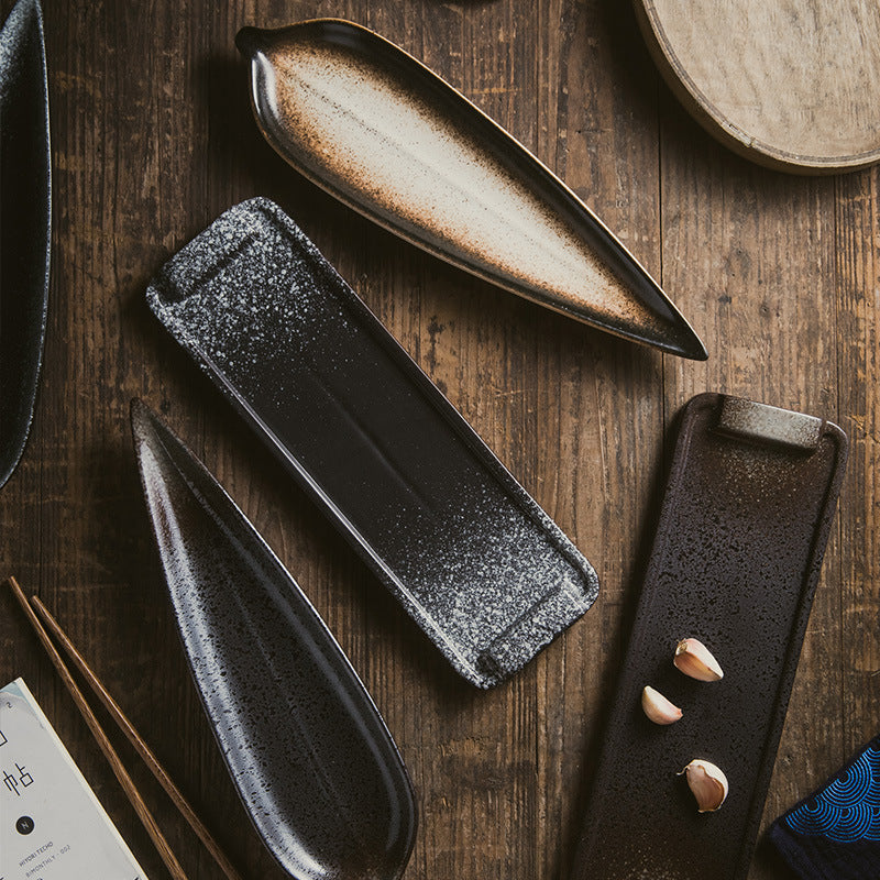 Ceramic Irregular Shaped Plate For Household Use